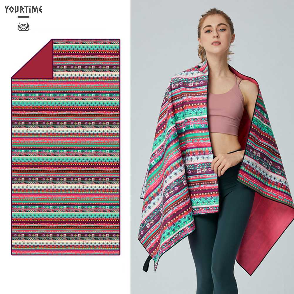 Khăn Tắm Bằng Sợi Micro Thấm Hút Tốt Có Thể Gấp Gọn Tiện Dụng Mang