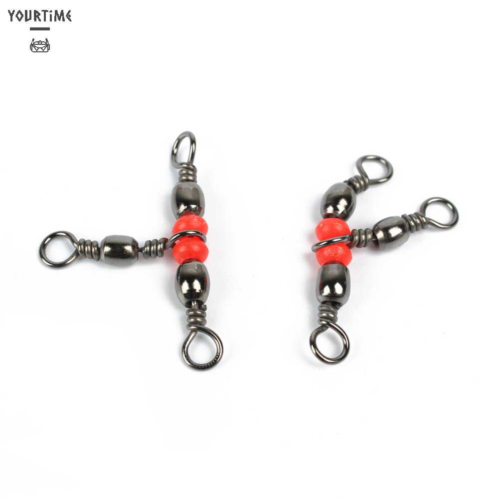 Set 10 Khuyên Nối Mồi Câu Cá 3 Chiều Tiện Lợi