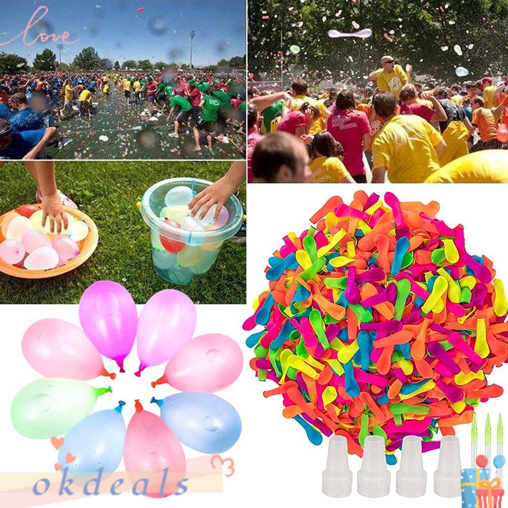 Bộ 50 Bong Bóng Nước Vui Nhộn Màu Sắc Ngẫu Nhiên Dùng Trang Trí Tiệc