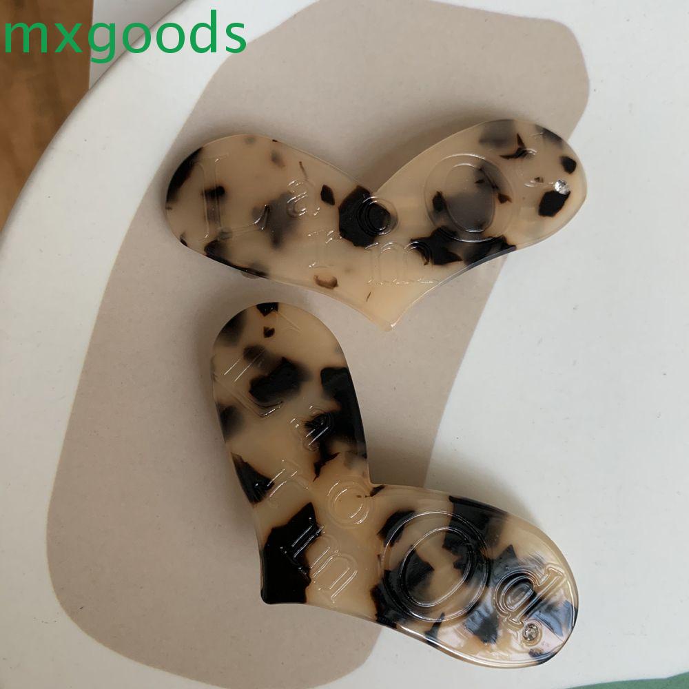 Kẹp Tóc Đuôi Ngựa Họa Tiết Da Báo / Trái Tim Phong Cách Vintage Thanh Lịch Cho Nữ