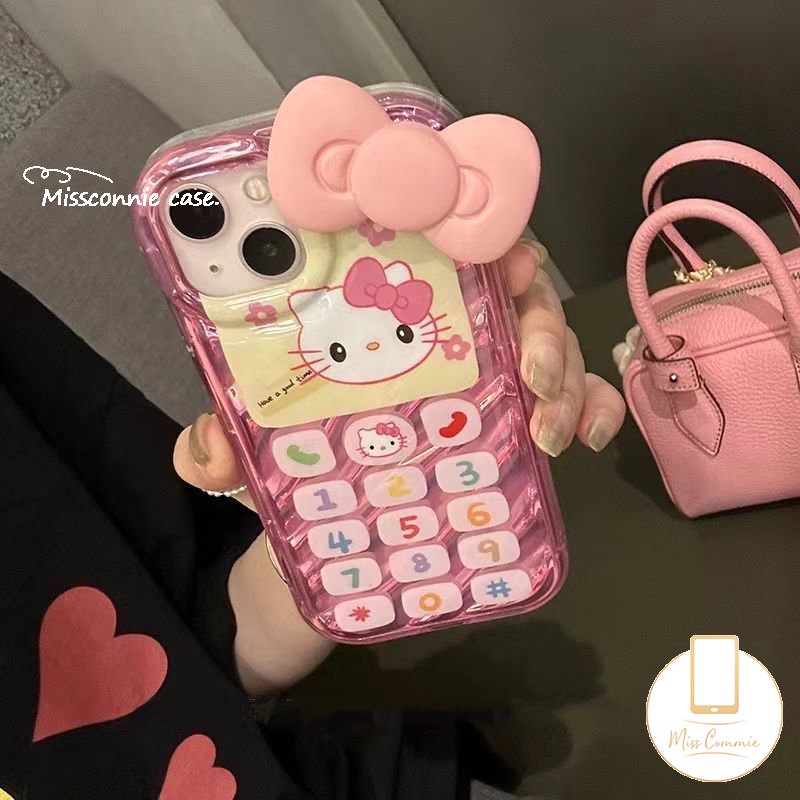 Ốp Điện Thoại Dẻo Màu Laser Hình Hello Kitty 3D Cho IPhone 11 12 13 14 Pro MAX 7 8 6 6S Plus XR X XS MAX SE 2020