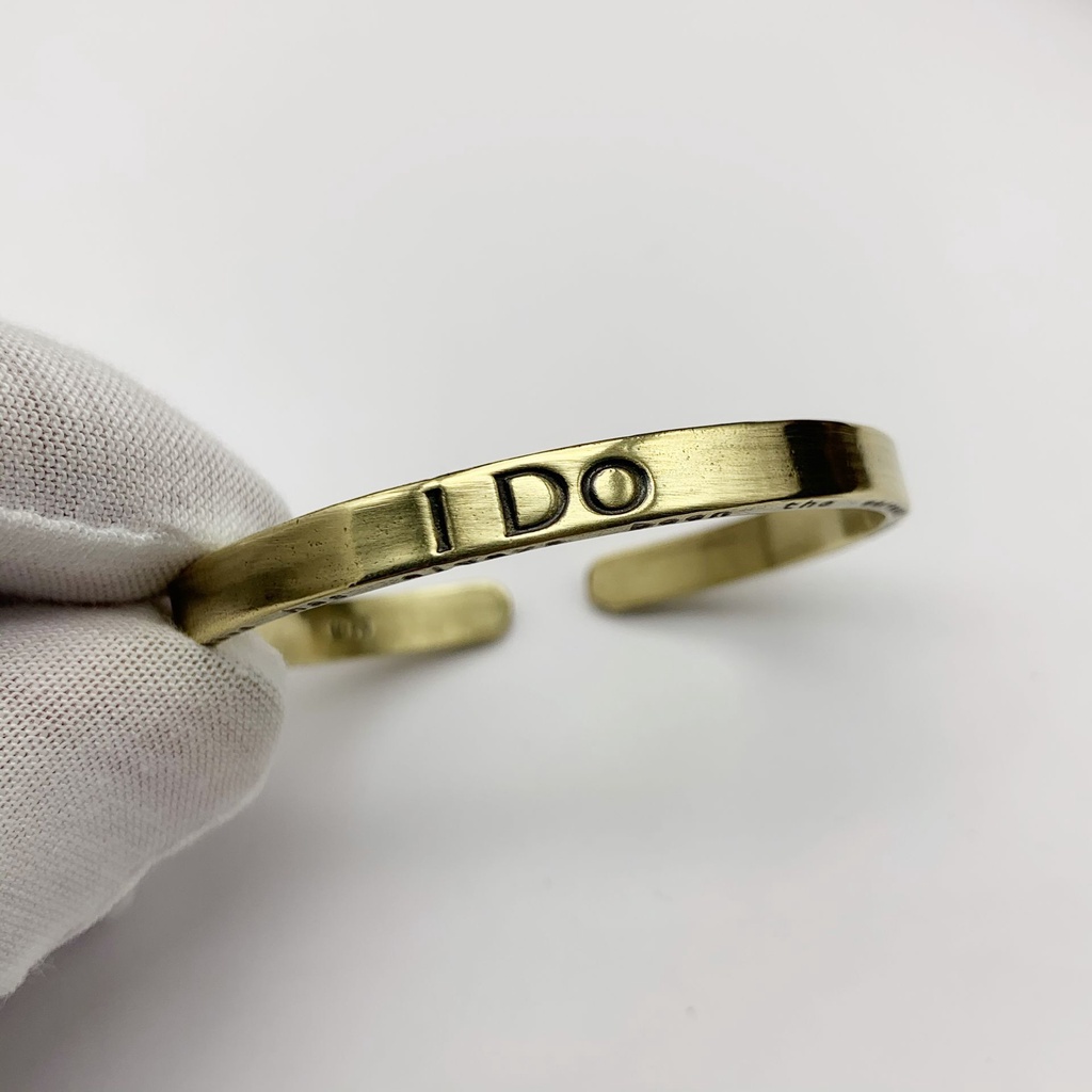 Vòng Đeo Tay Bằng Đồng Nguyên Chất Dạng Mở Đánh Bóng Phong Cách Retro Thời Trang Cửa Hàng Bán Chạy Cho Nữ