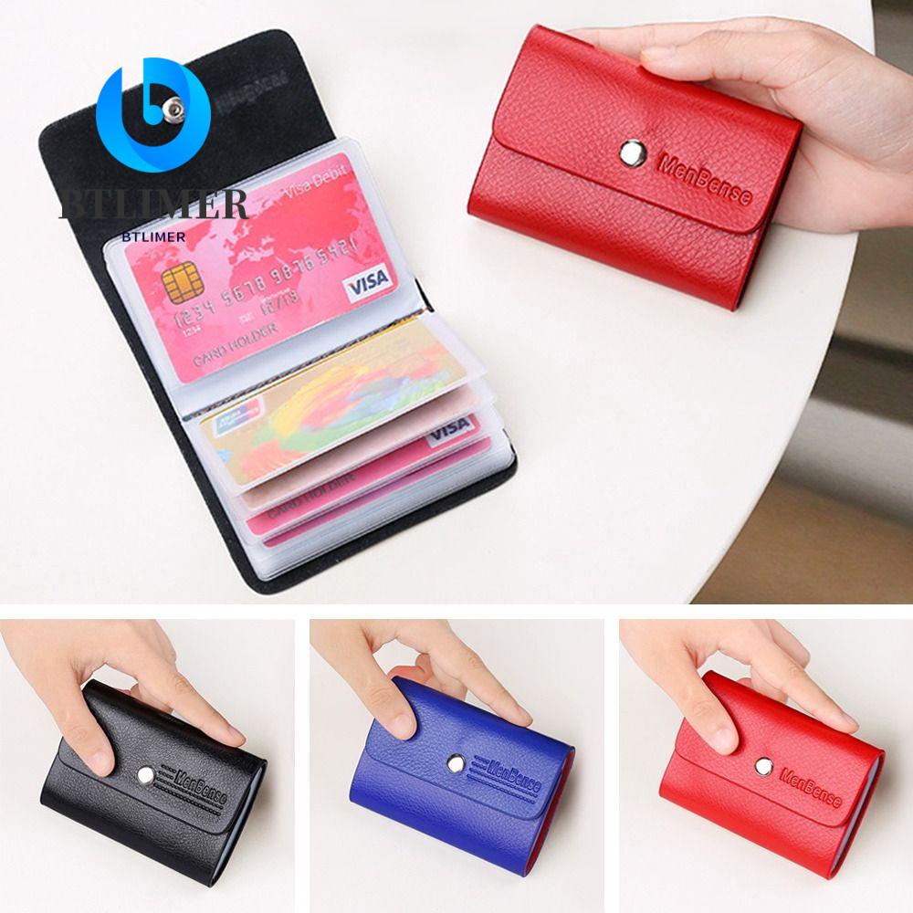 Vỏ Đựng Thẻ 26 Ngăn Màu Trơn Đơn Giản