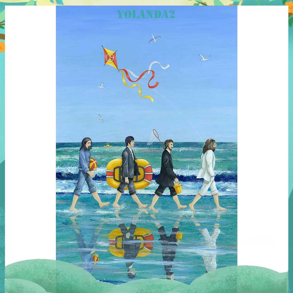 Tranh Đính Đá Kim Cương Toàn Bộ 5D DIY Hình Vẽ Con Đường Abbey