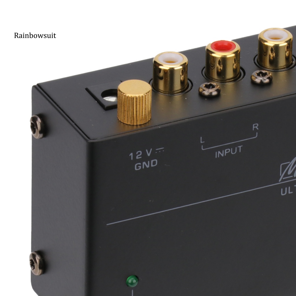 Bộ Khuếch Đại Âm Thanh PP400 Phono Preamp Mini Tiếng Ồn Thấp Đầu Vào RCA / Đầu Ra Bằng Kim Loại Cho Văn Phòng