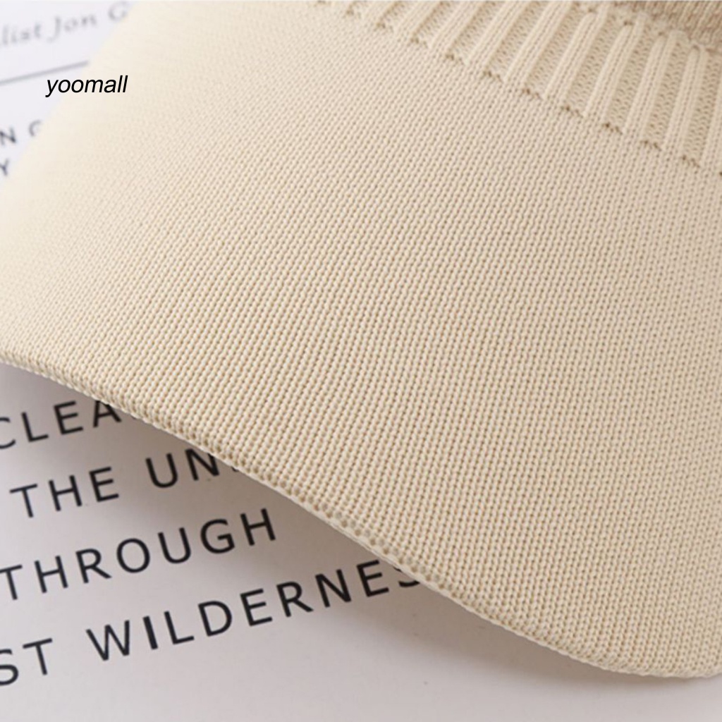 Mũ Lưỡi Trai Hở Chóp Co Giãn In Chữ YO / Long Thời Trang Cho Nữ