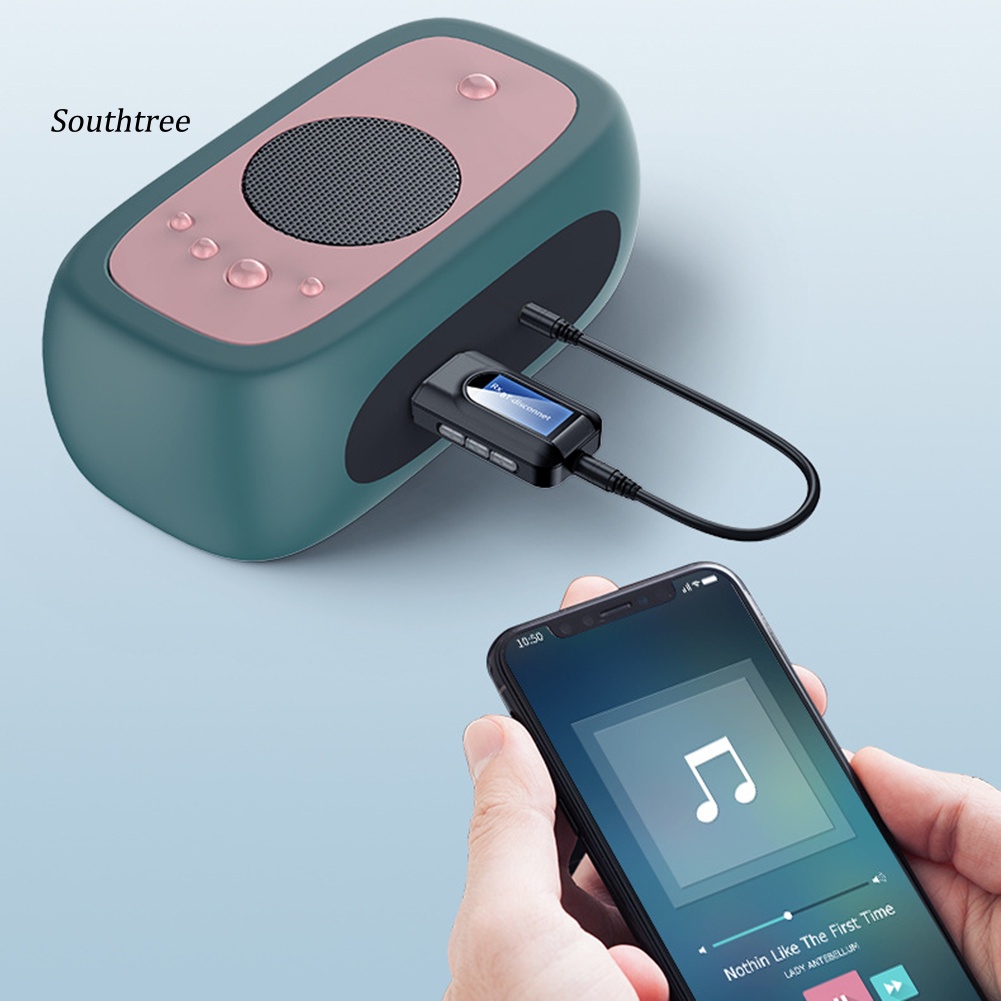 Bộ Truyền Nhận Tín Hiệu Bluetooth 5.0 Không Dây 2 Trong 1 Màn Hình LCD