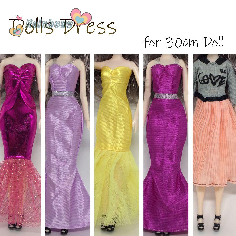 Phụ Kiện May Vá Quần Áo Búp Bê Màu Cầu Vồng DIY