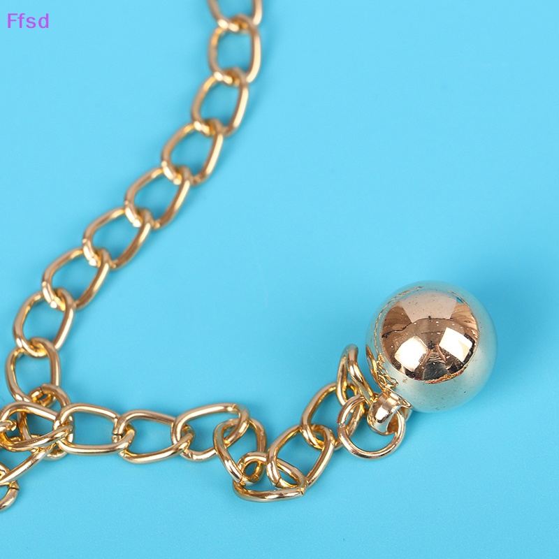 {Ffsd} Phụ Kiện Dây Xích Thắt Lưng Chuỗi Ngọc Trai Trơn Đa Năng Cho Đầm Nữ * Bán Chạy