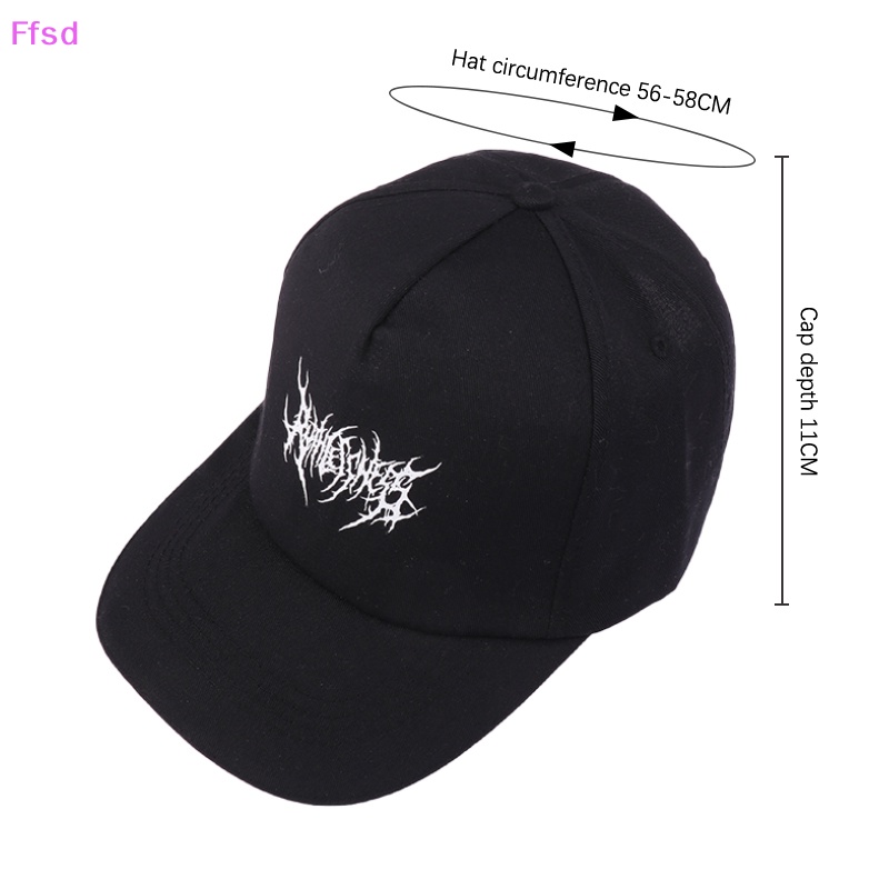 {Ffsd} Mũ Bóng Chày Cotton Thêu Hình Phong Cách Punk Frauen Gothic Đường Phố Thời Trang Thể Thao Ngoài Trời Cho Nam Và Nữ * Bán Chạy