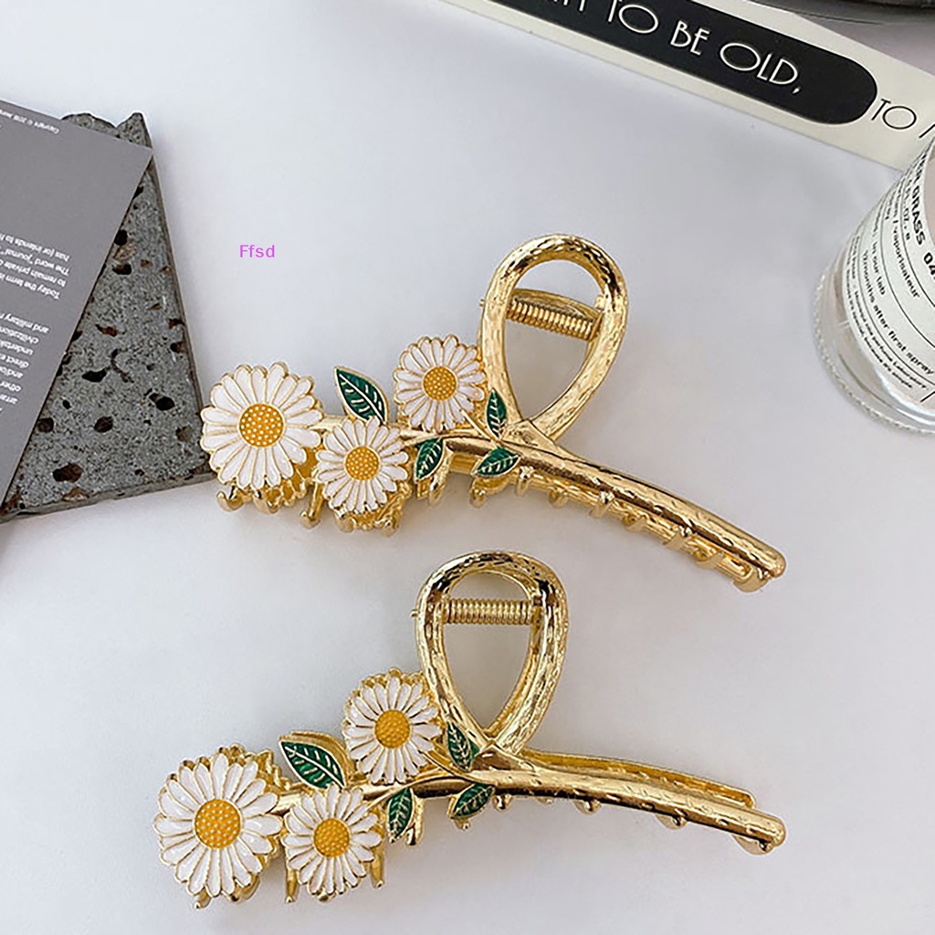 {Ffsd} Kẹp Tóc Hoa Cúc / Cá Mập Thời Trang Ngọt Ngào Cho Nữ * Hàng Bán Chạy