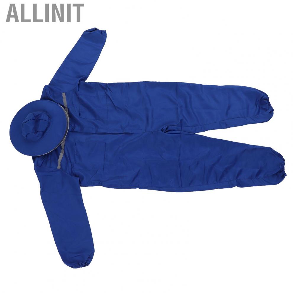 Allinit Bee Suit  Beekeeping Clothing Rubber Unisex Specially Designed Hat for Outdoor