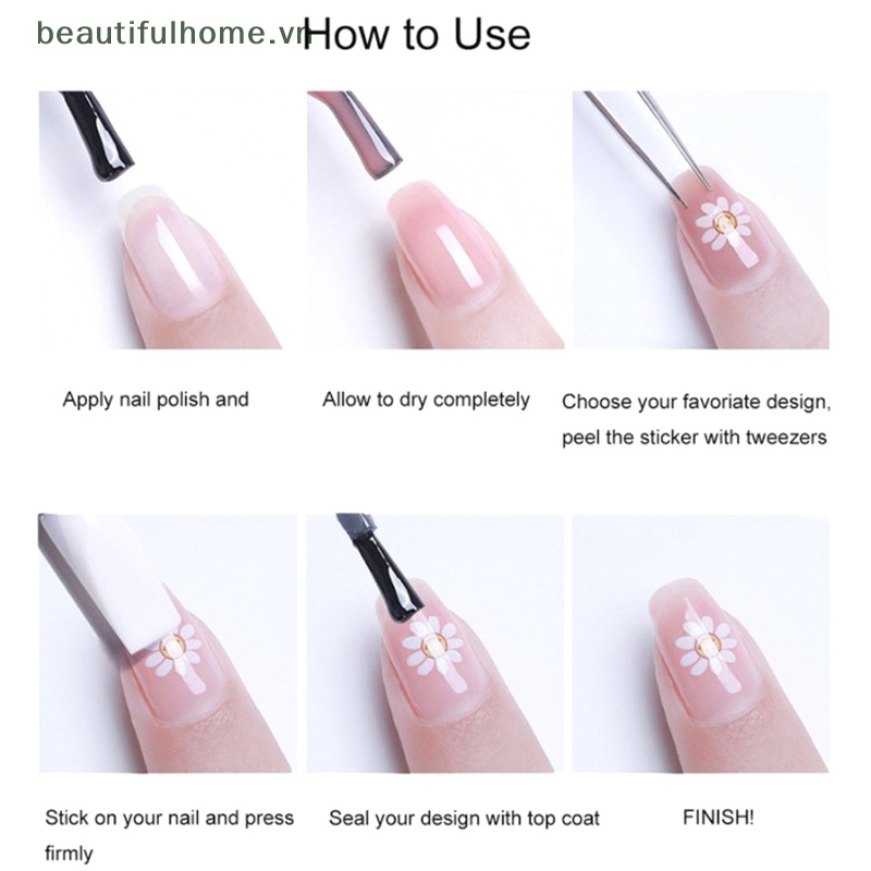 1 Tờ MiếNg DáN Trang Trí MóNg Tay Phong CáCh Bohemia ĐộC ĐáO