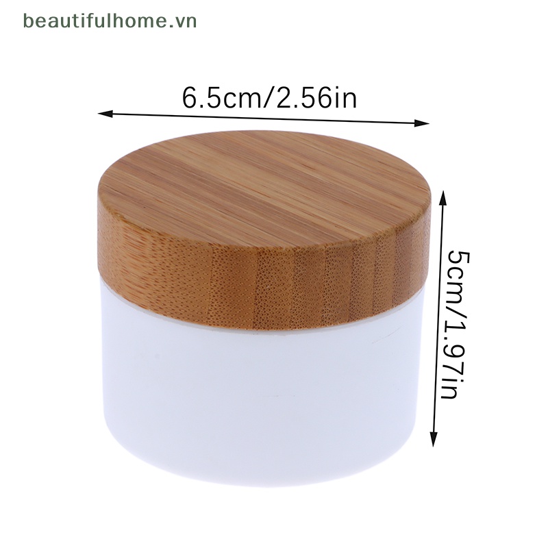 1 Hộp Rỗng Có Nắp Bằng Tre PP Chất Lượng Cao