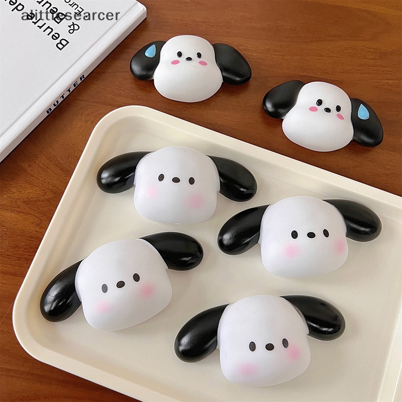 Miếng Dán Silicon Hình Chú Chó Hoạt Họa 3D Dễ Thương Trang Trí Túi Nước / Máy Tính / Điện Thoại / Dép / Đồ Chơi Trẻ Em