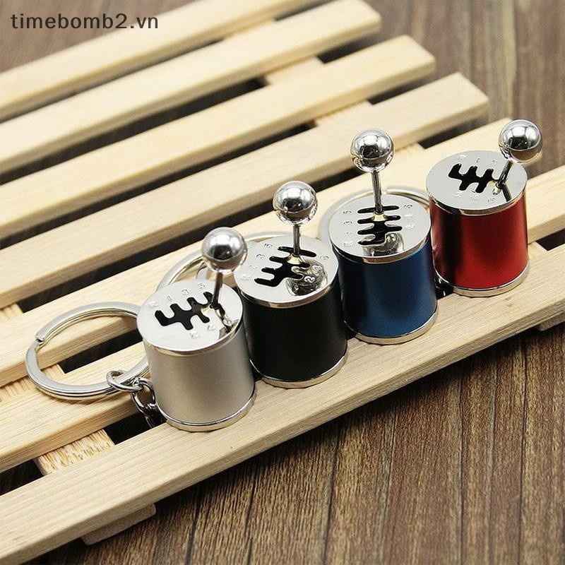 {Timebomb} Móc Khóa Kim Loại Hình Cần Gạt Số Xe Hơi Tốc Độ Sáng Tạo