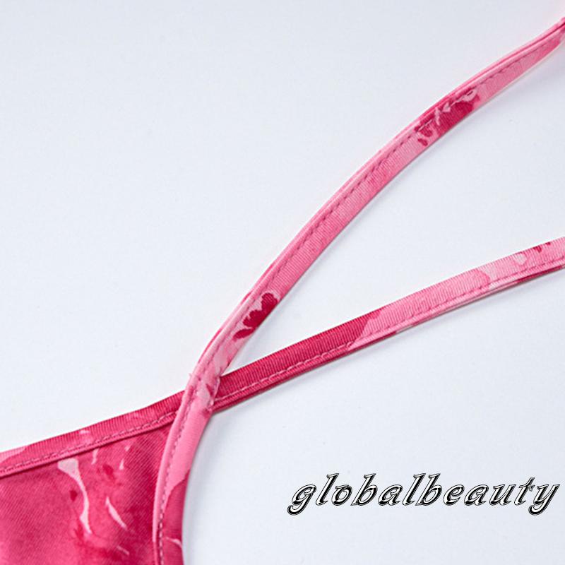 Đầm Ngắn Không Tay Hở Lưng In Hoa Thời Trang Mùa Hè Cho Nữ