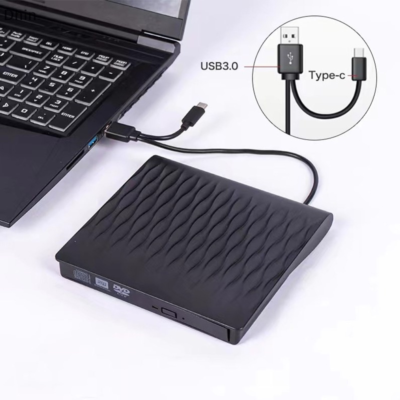 Ổ Đĩa Dvd Gắn Ngoài Kết Nối USB 3.0 Cho Máy Tính / Laptop