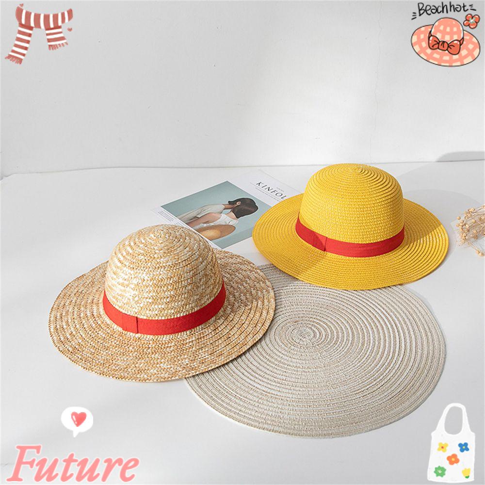 Nón Cối Rộng Vành Hóa Trang Nhân Vật Luffy Trong Phim Hoạt Hình One Piece