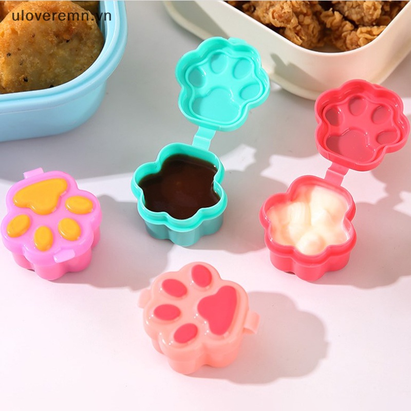 Uloveremn Bình Đựng Nước Sốt Mini Hình Động Vật Hoạt Hình Dễ Thương