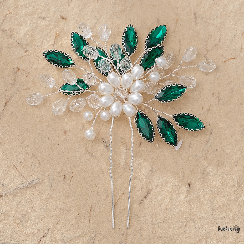 Kẹp TóC HìNh Chữ U ĐíNh Kim Cương Giả ThờI Trang Cho Nữ