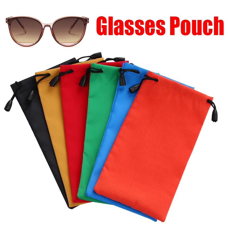 Túi Dây Rút Đựng Mắt Kính / Điện Thoại Chống Bụi Bằng Sợi Nhỏ Gọn Ngẫu Nhiên