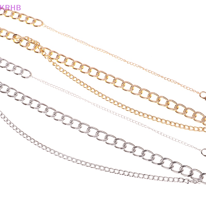 Dây Chuyền Toàn Thân Bằng Hợp Kim Mỏng Nhiều Lớp Dạng Xích Thời Trang Cho Nữ Mới