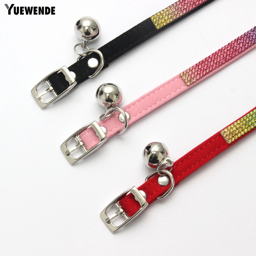 Yq.e Vòng Cổ Đính Đá Sáng Bóng Thoải Mái Có Thể Điều Chỉnh Dành Cho Mèo Cưng