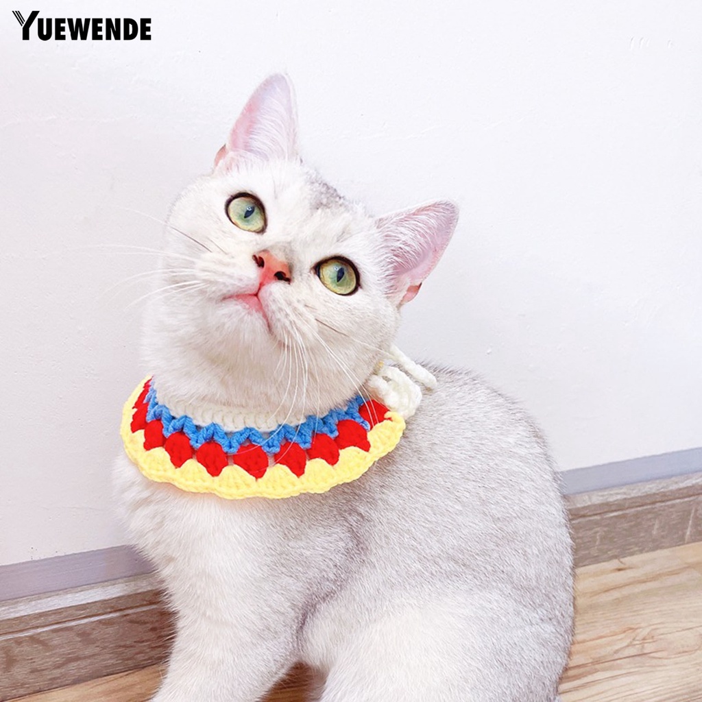 Vòng Cổ YQ.E Bằng Len Nhiều Màu Thời Trang Dành Cho Thú Cưng