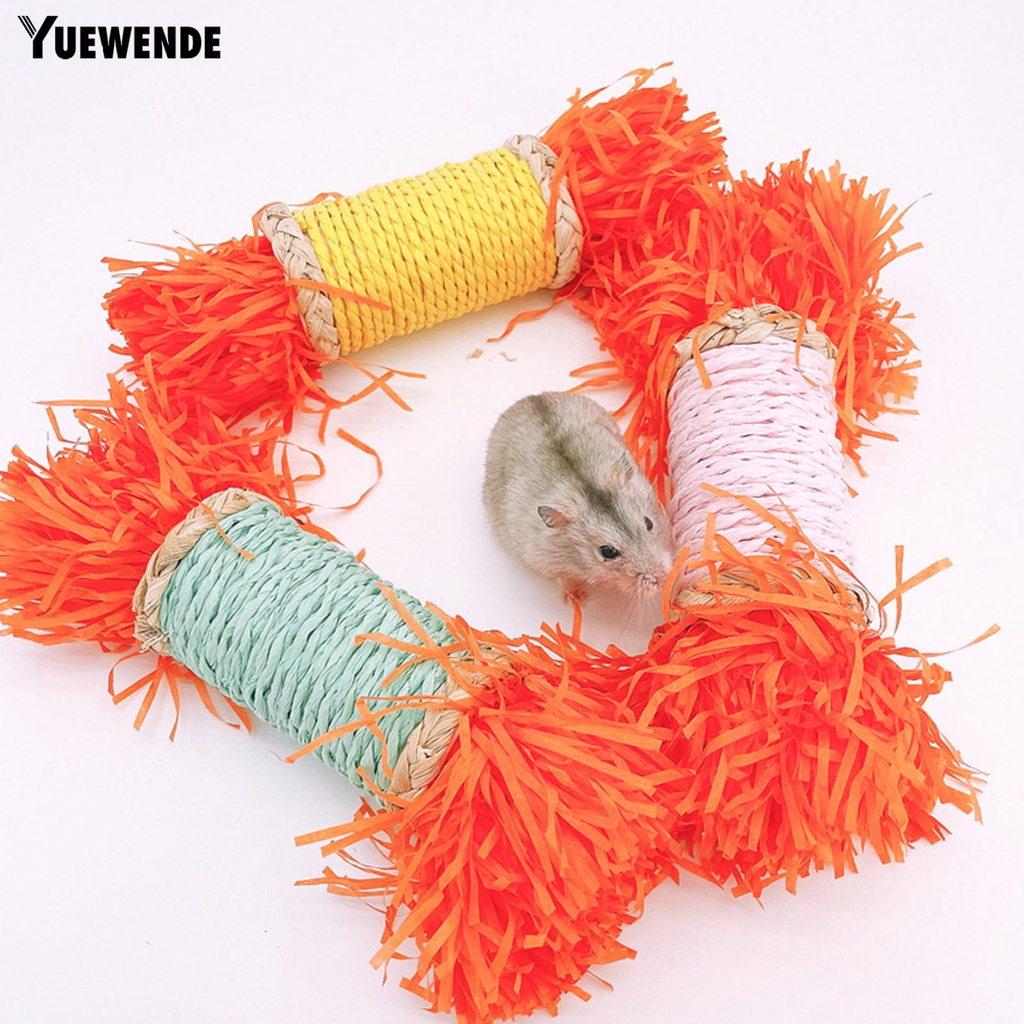 Yq.e Đồ Chơi Đường Hầm Giấy Gọn Nhẹ Chống Trầy Xước Chống Cắn Luyện Tập Nhai Cho Hamster / Thú Cưng