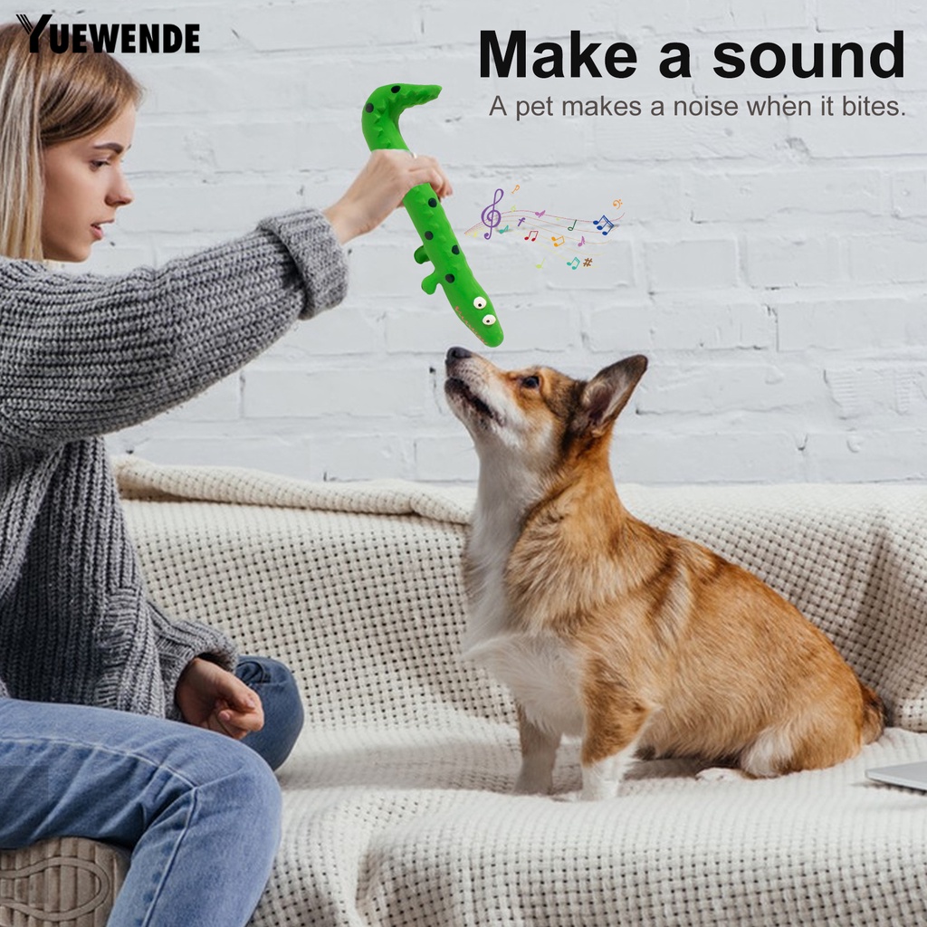 Đồ Chơi Nhai Hình Thằn Lằn Hoạt Hình Chống Cắn Và Phát Tiếng Kêu Cho Thú Cưng