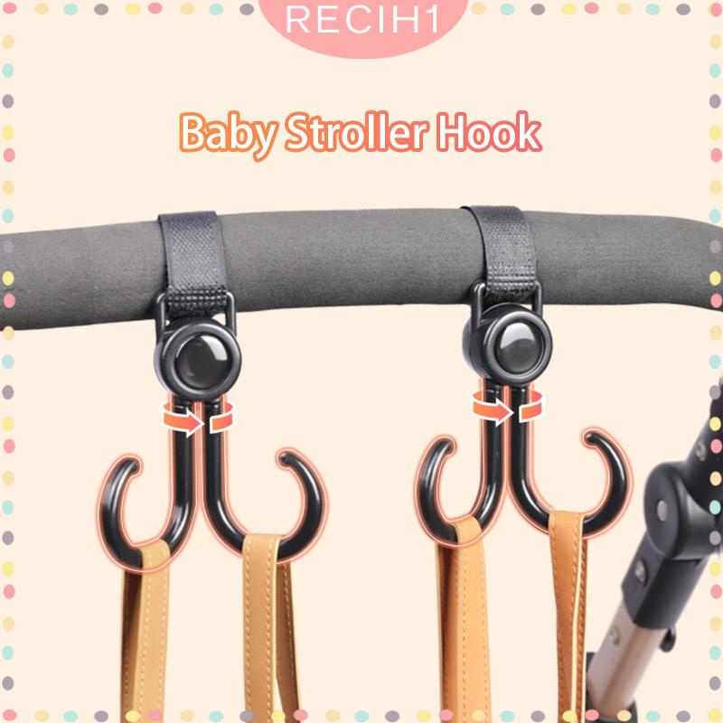 Set 2 Móc Treo Đồ Có Thể Xoay Tiện Dụng Cho Xe Đạp / Phòng Tắm