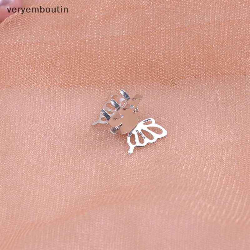 Set 5 Kẹp Bướm Mini Bằng Kim Loại Màu Sắc Thời Trang Dành Cho Nữ