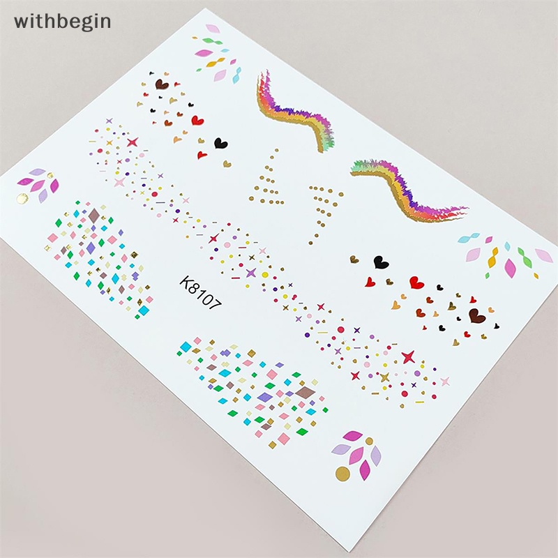 Bộ 4 Cặp Miếng Dán Đường Viền Mắt Dễ Thương Trang Điểm Lễ Hội