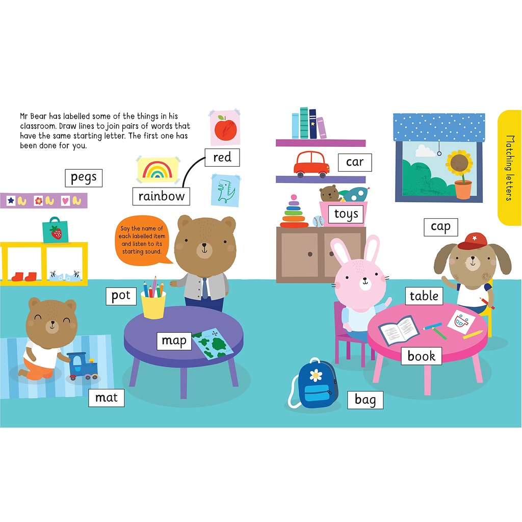 Usborne Early Years Wipe-Clean: Ready For Reading