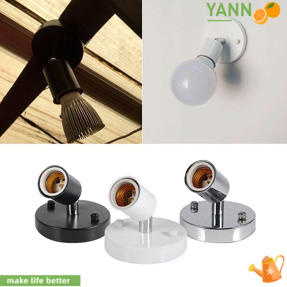 Chuôi Đèn E27 Xoay 180 Độ Bằng Kim Loại Phong Cách Cổ Điển Cho Phòng Ăn