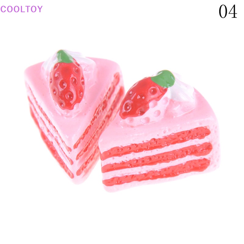 Set 2 Mô Hình Bánh 1 / 12 Dùng Để Trang Trí Nhà Búp Bê