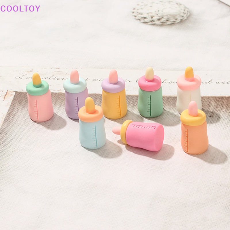 Set 10 Mô Hình Bình Sữa Em Bé 1: 12 Màu Sắc Xinh Xắn Dùng Để Trang Trí Nhà Búp Bê