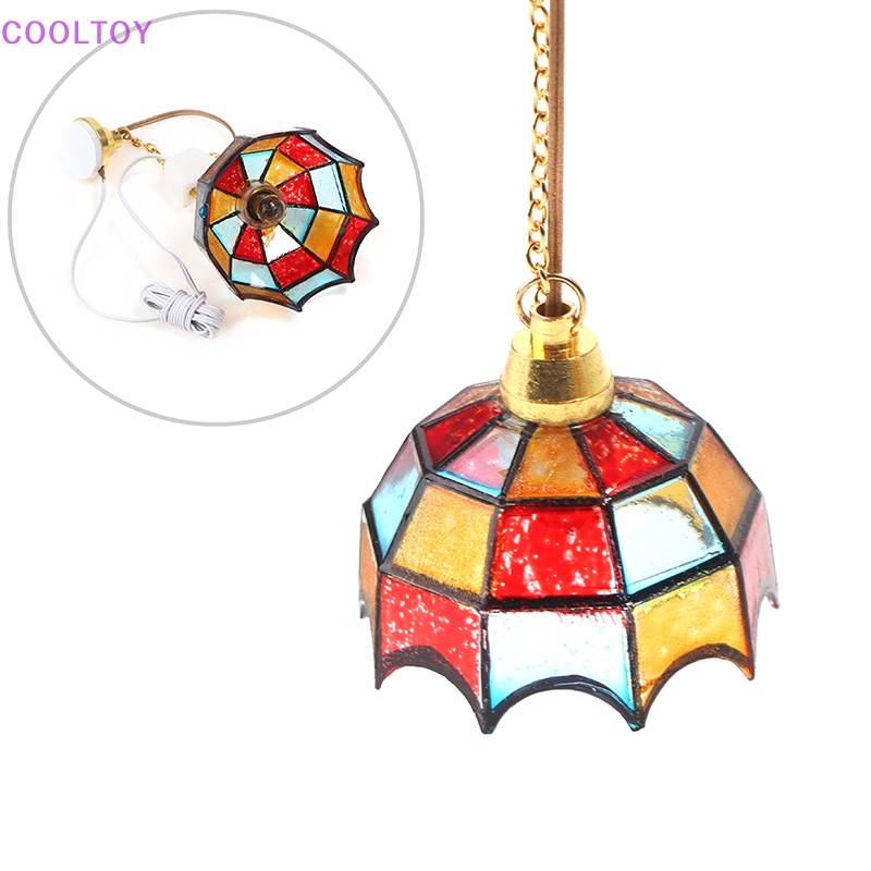 Cooltoy Mô Hình Đèn Chùm Mini Tỉ Lệ 1: 12 Trang Trí Nhà Búp Bê