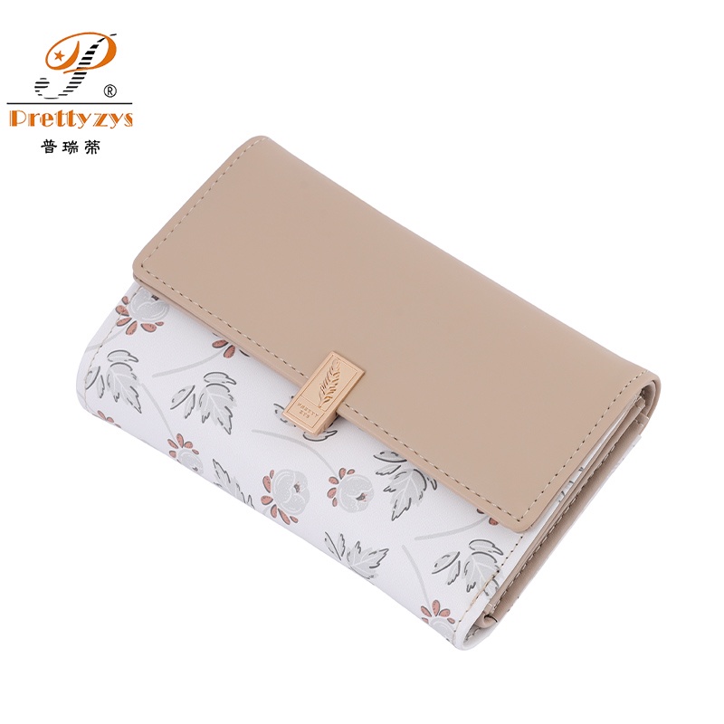 Ví Nữ Cỡ Vừa Hoạ Tiết Hoa Xinh Xắn