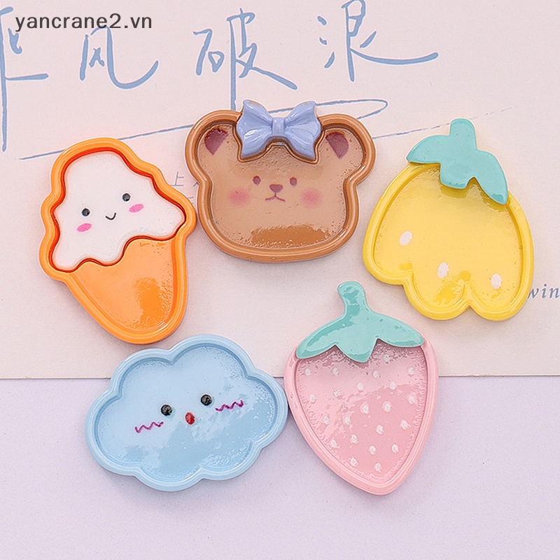 Bộ 5 Dĩa Đựng Trái Cây Đồ Chơi Mini Nhiều Màu Sắc Cho Nhà Búp Bê yancrane2.vn