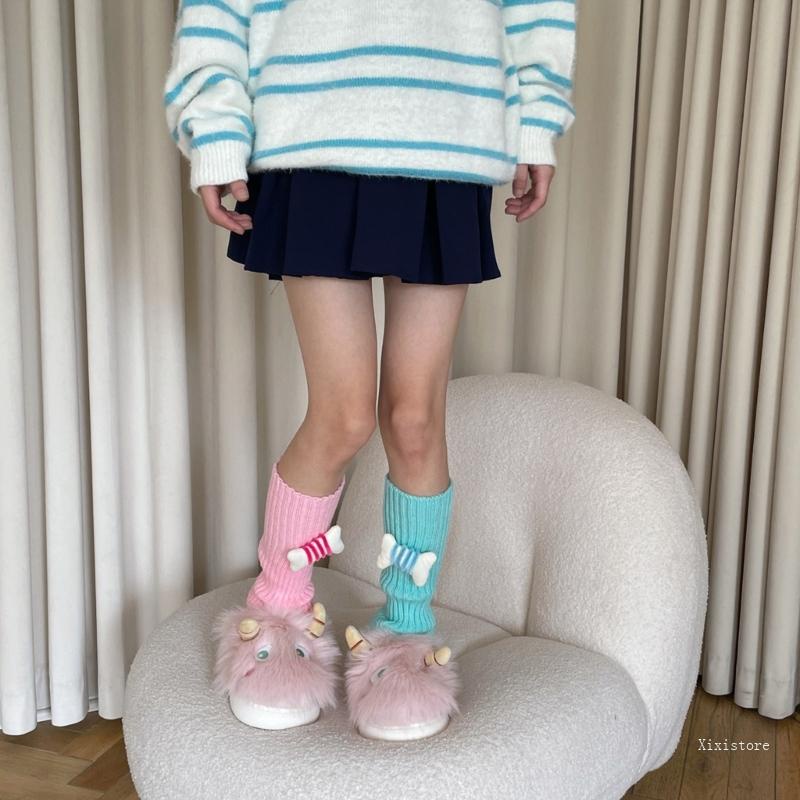 Xixi Tất Dệt Kim Giữ Ấm Chân Phong Cách Lolita