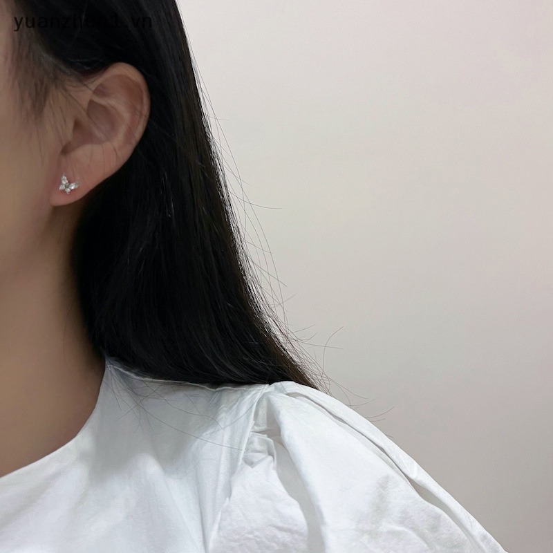 Bông Tai Hình Bướm Đính Đá Thời Trang Dành Cho Nữ