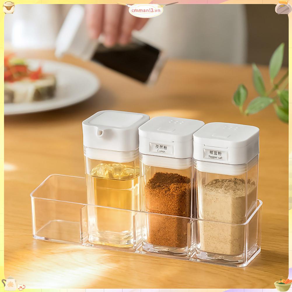 Best cook Hộp đựng gia vị Chai trong suốt di động nhỏ gọn cho nhà bếp đình cmman13.vn