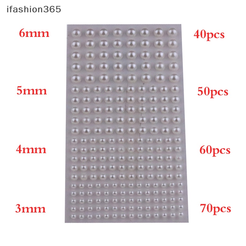 Miếng Dán Ngọc Trai Tự Dính Dùng Trang Trí Tóc Thời Trang ifashion365