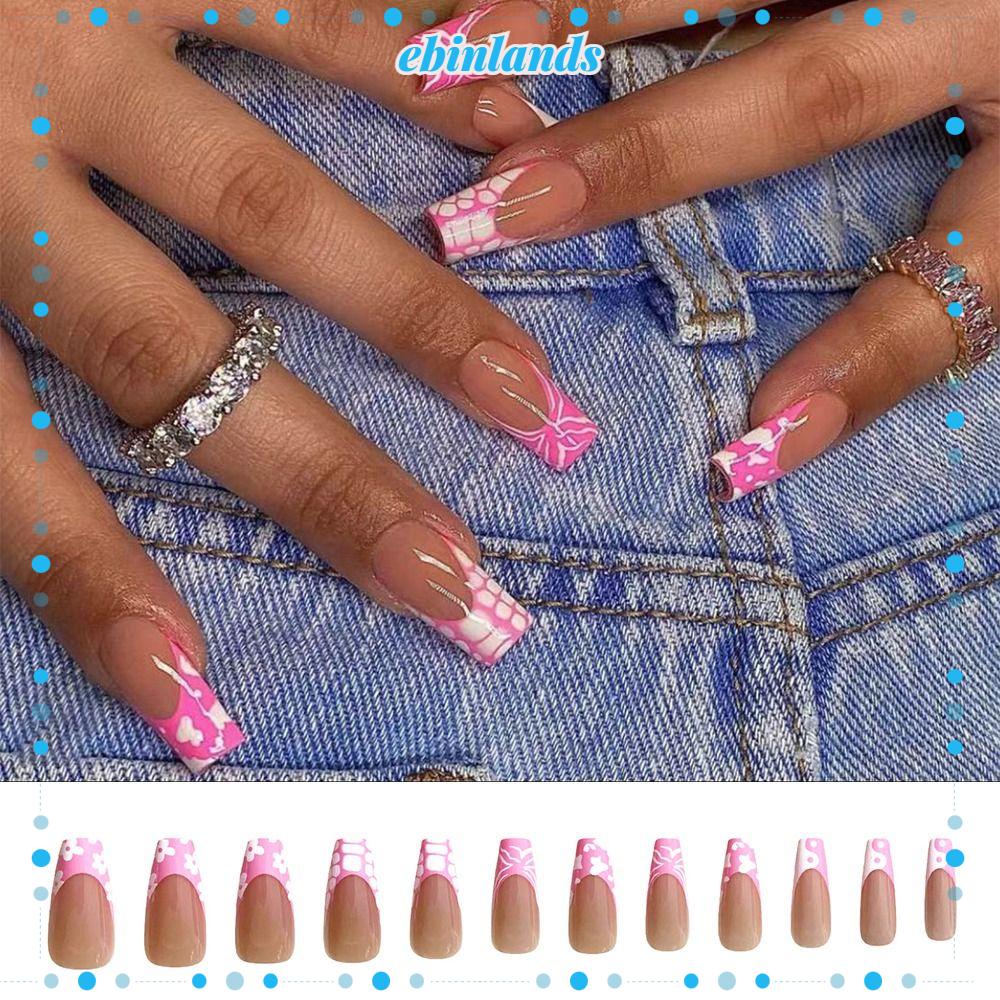 Bộ 24 Móng Tay Giả Che Phủ Toàn Diện DIY