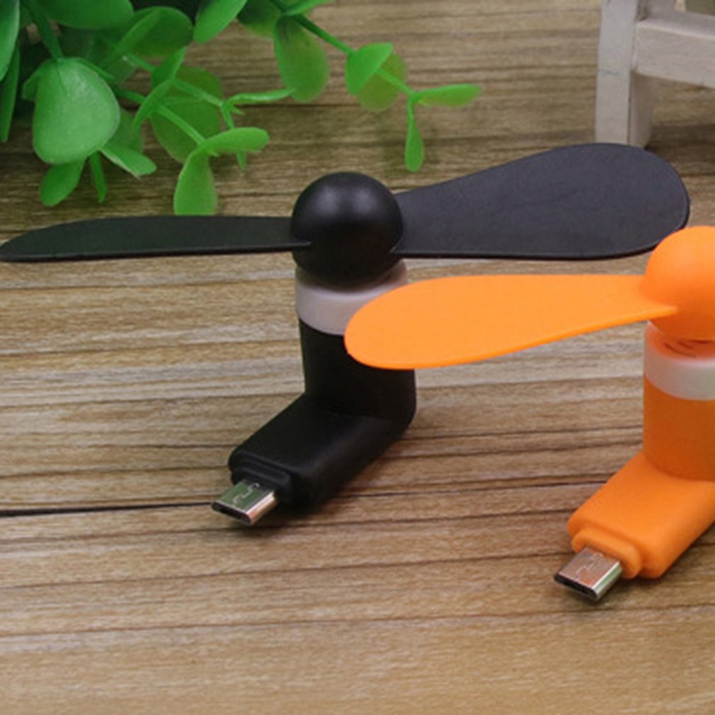 =Christmas=For Android Portable Cool Micro USB Fan Mobile Phone USB Fans Low Voice Fan