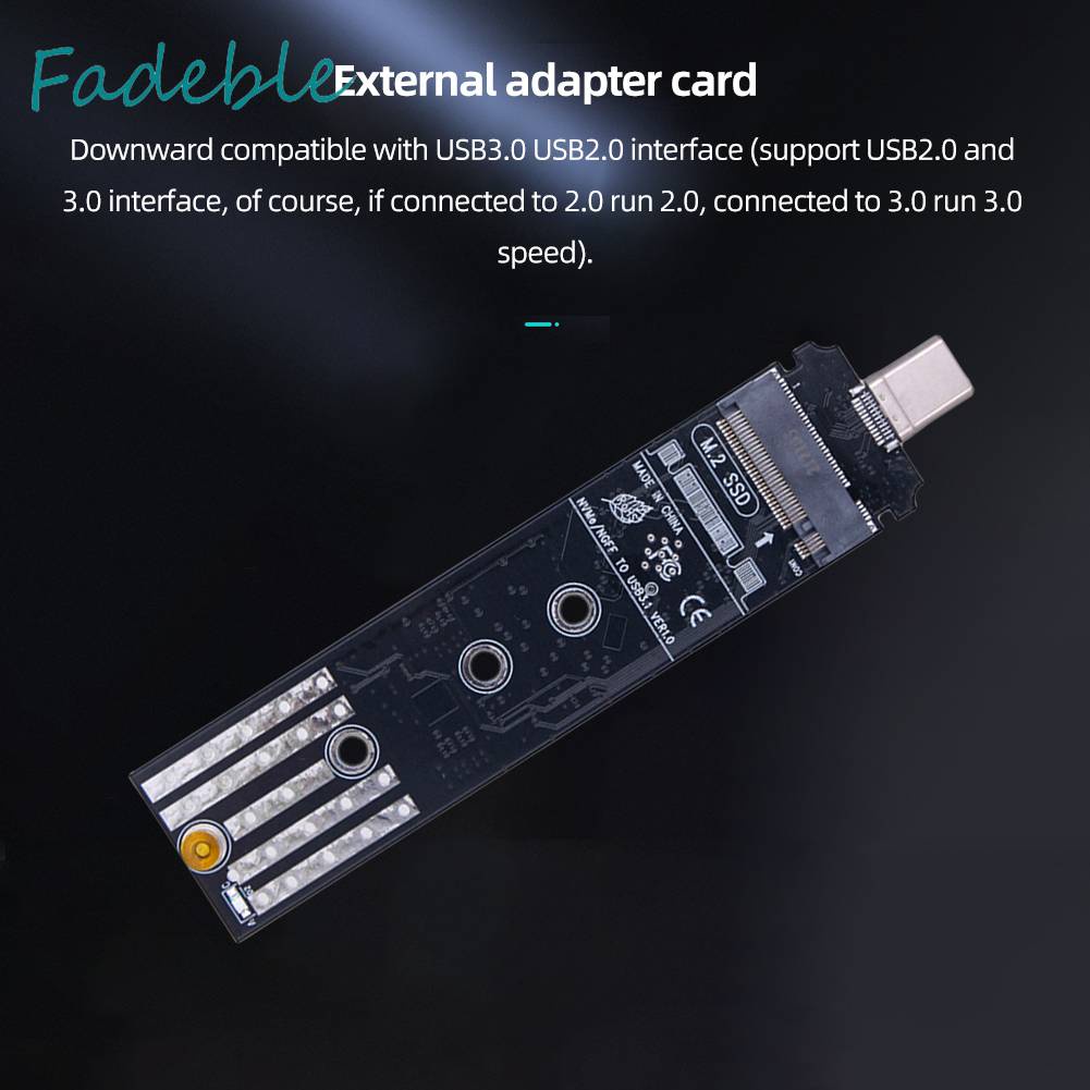 Đầu Chuyển Đổi NVMe Sang Type C M.2 USB C Cho Almost M.2 (NGFF) NVMe / SATA SSD