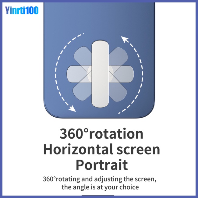 Giá Đỡ Điện Thoại Yinrti 360xc2xb0 Bằng Hợp Kim Nhôm Có Thể Gập Lại Tiện Dụng