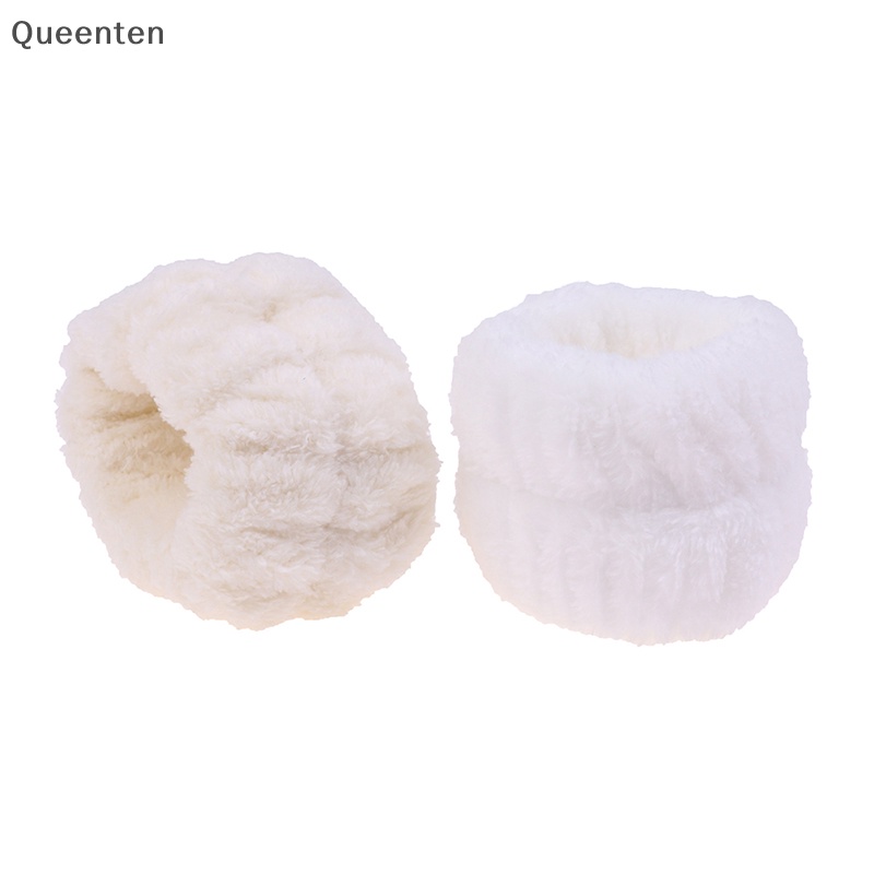 Băng Đeo Cổ Tay Rửa Mặt Thấm Hút Tốt Bằng Sợi Microfiber Cho Spa QT